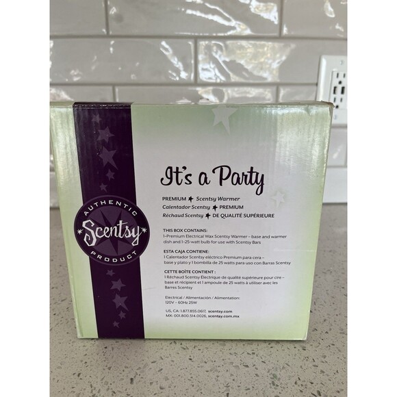 Scentsy It’s A Party Topsy-turvy Birthday Cake Electric Warmer - Retired - Picture 5 of 7